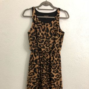 cheetah print dress